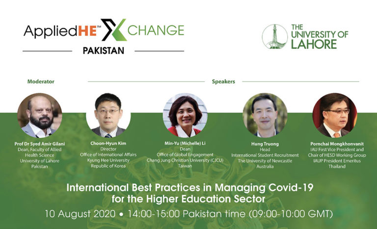 International Best Practices in Managing Covid-19 for the Higher Education Sector